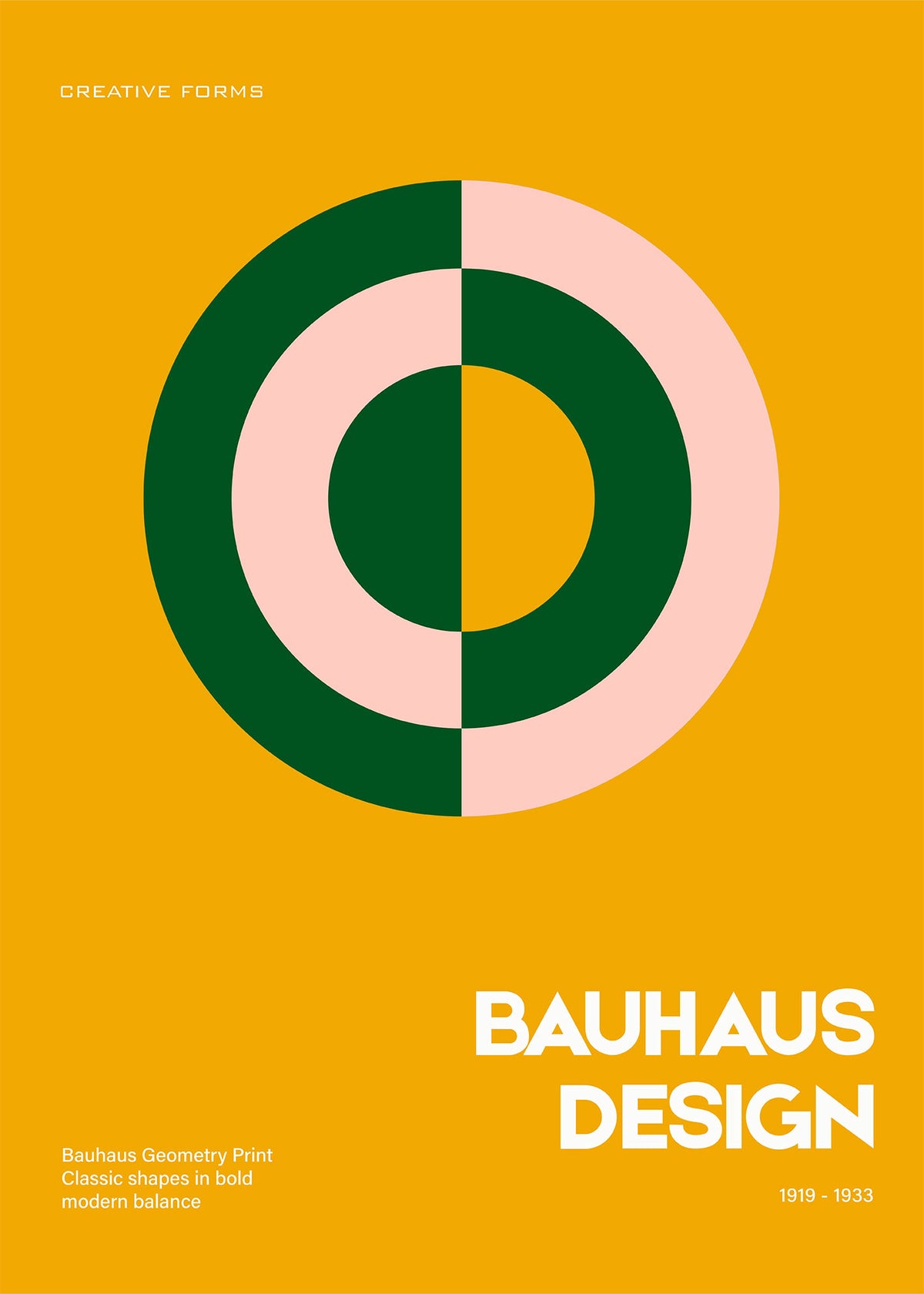 Bauhaus Balance Poster