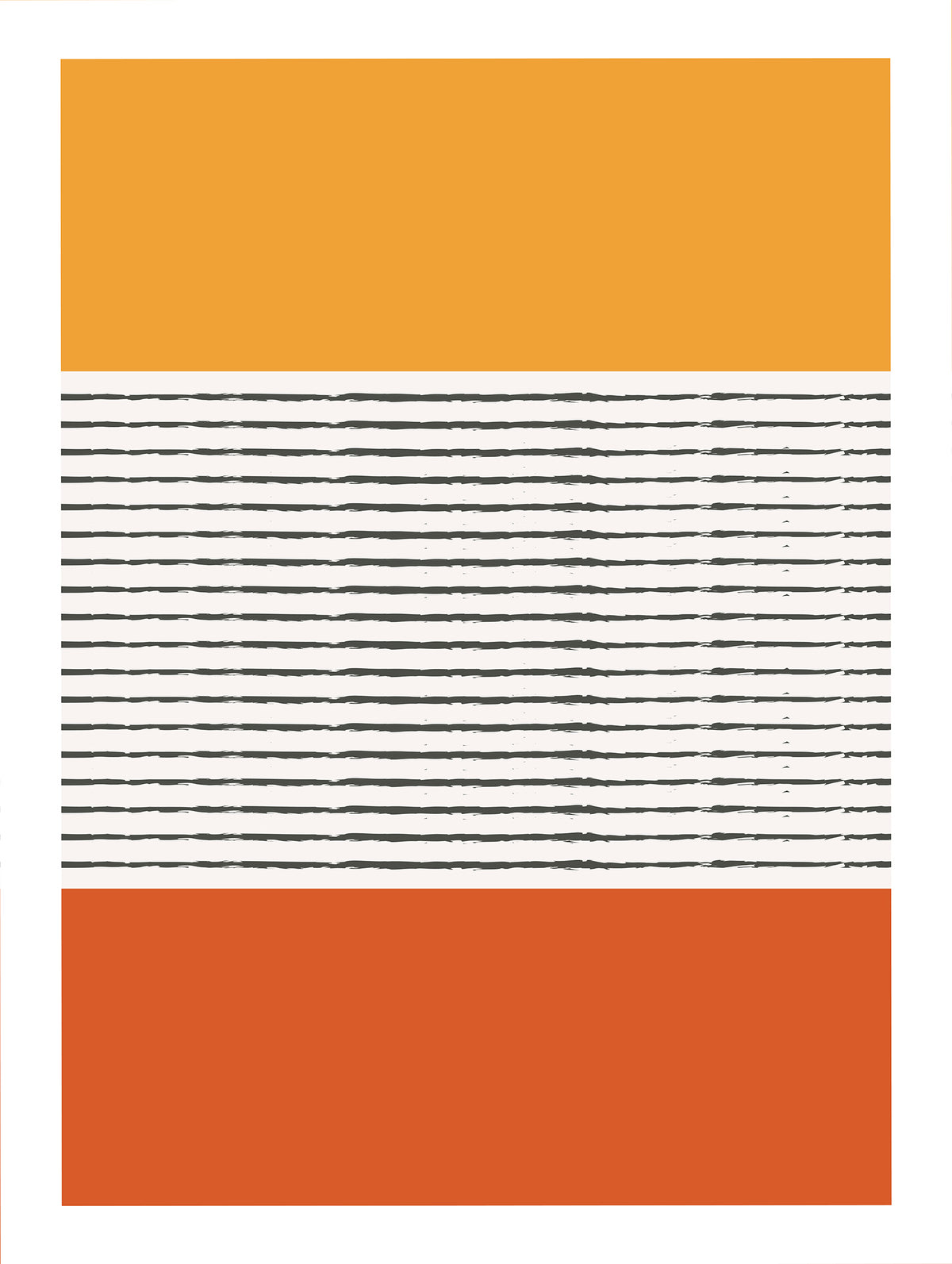 Bauhaus Stripe Field Poster