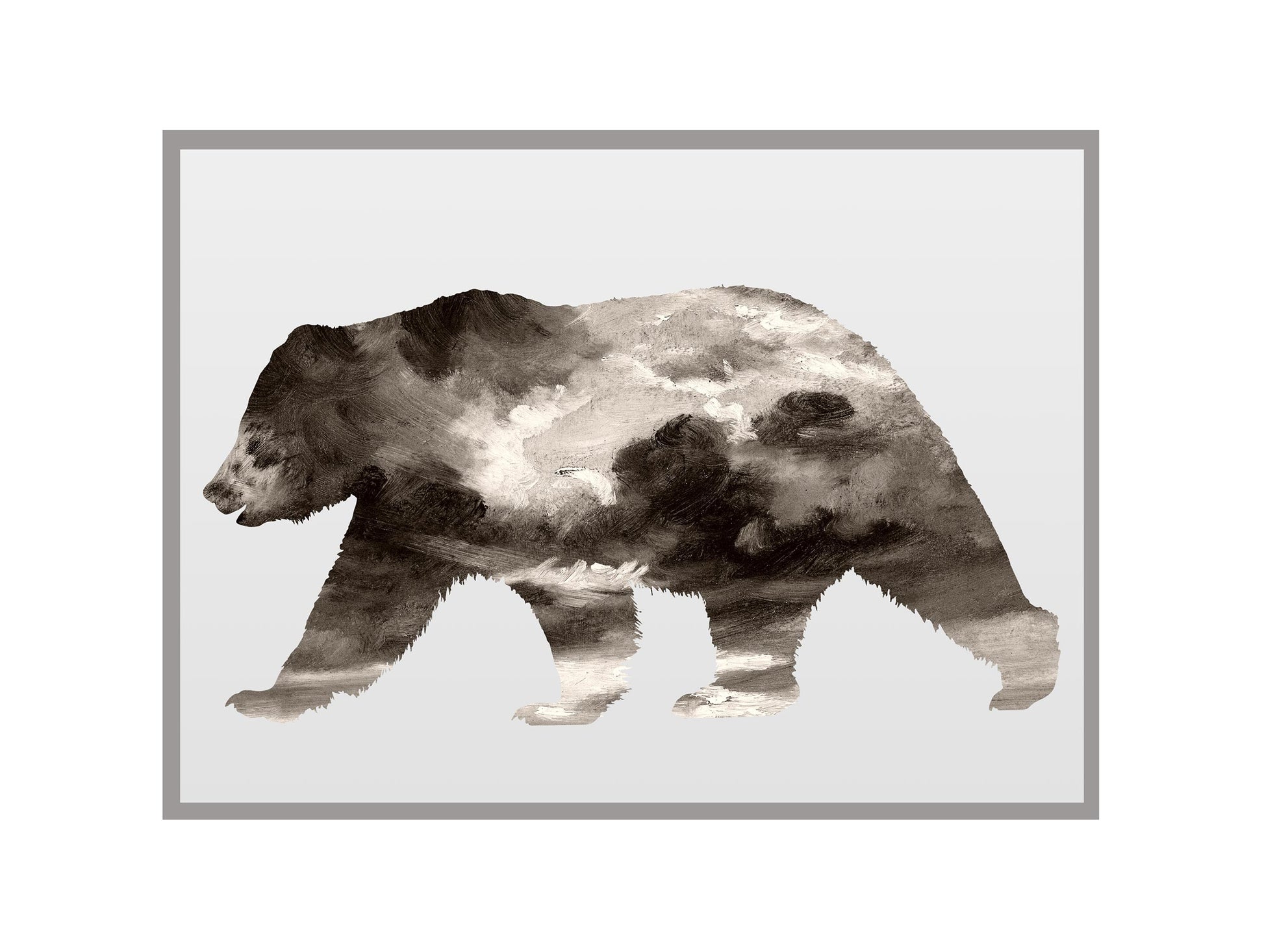 Bear Totem Scott Brems Animal Art Print