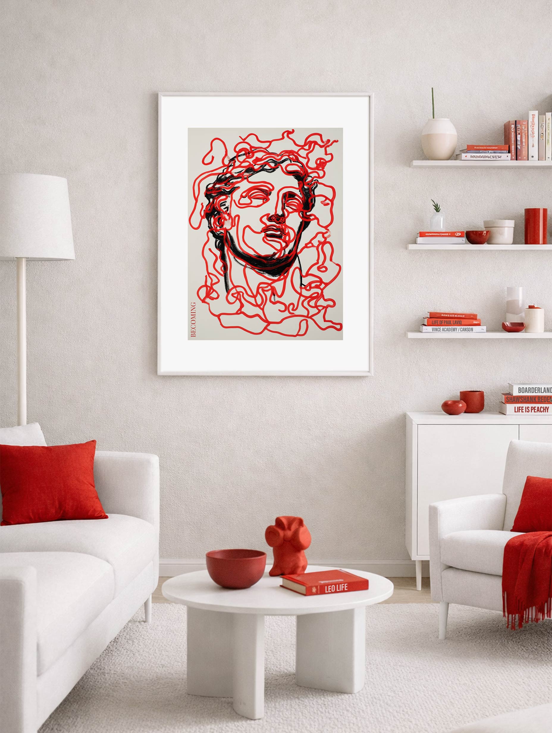 Becoming Line Art Mockup