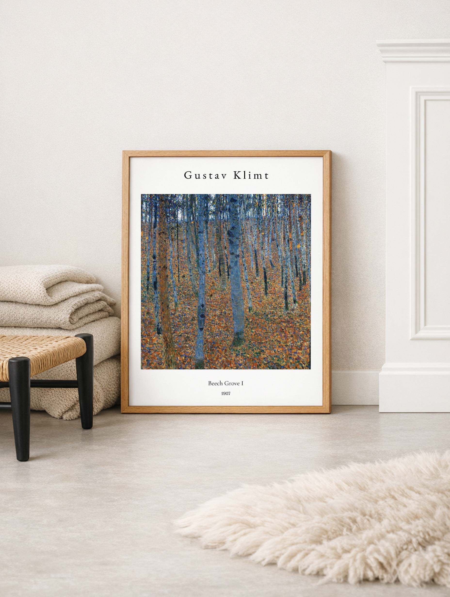Beech Grove I - Gustav Klimt Mockup