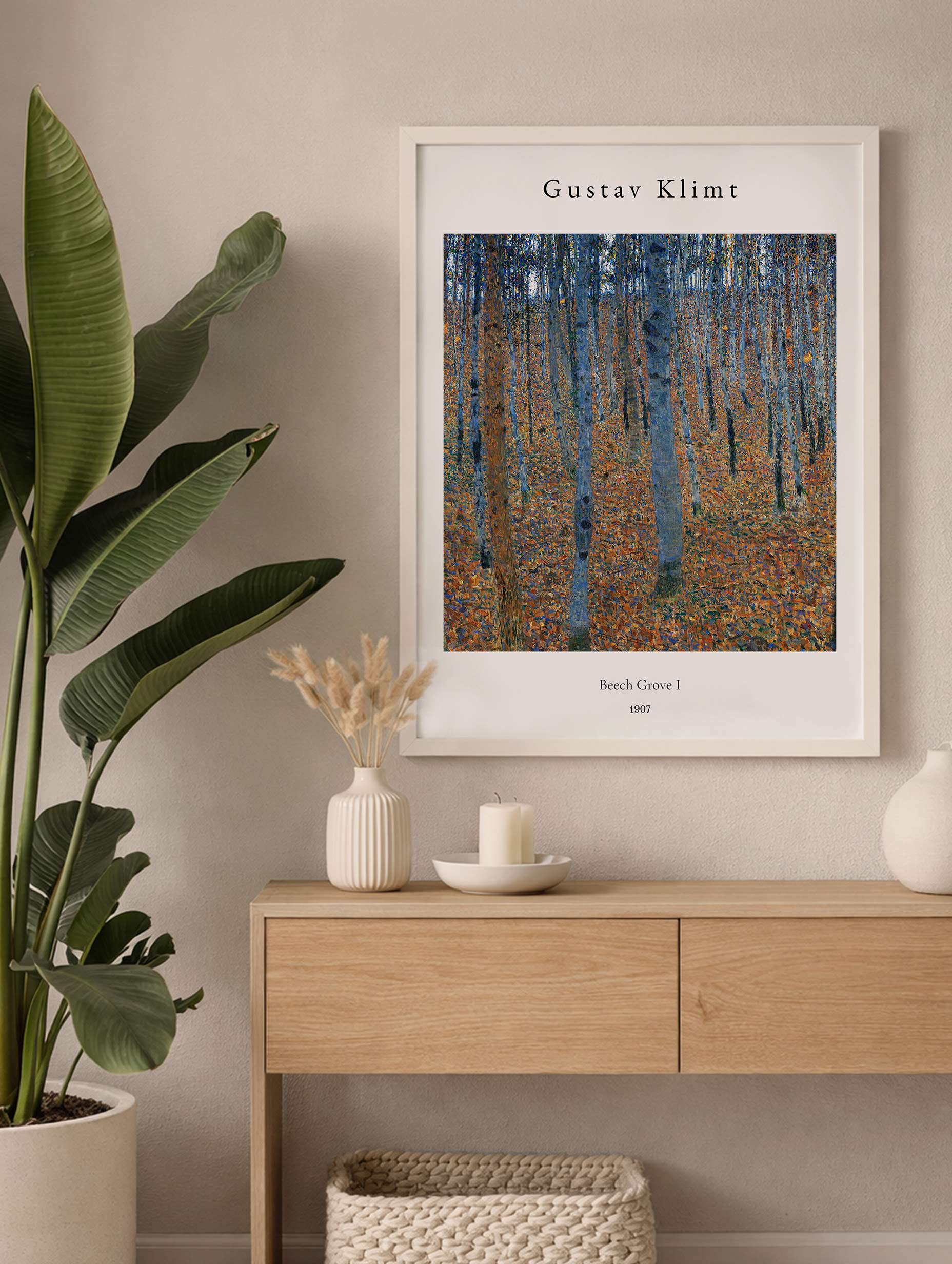 Beech Grove I - Gustav Klimt Mockup