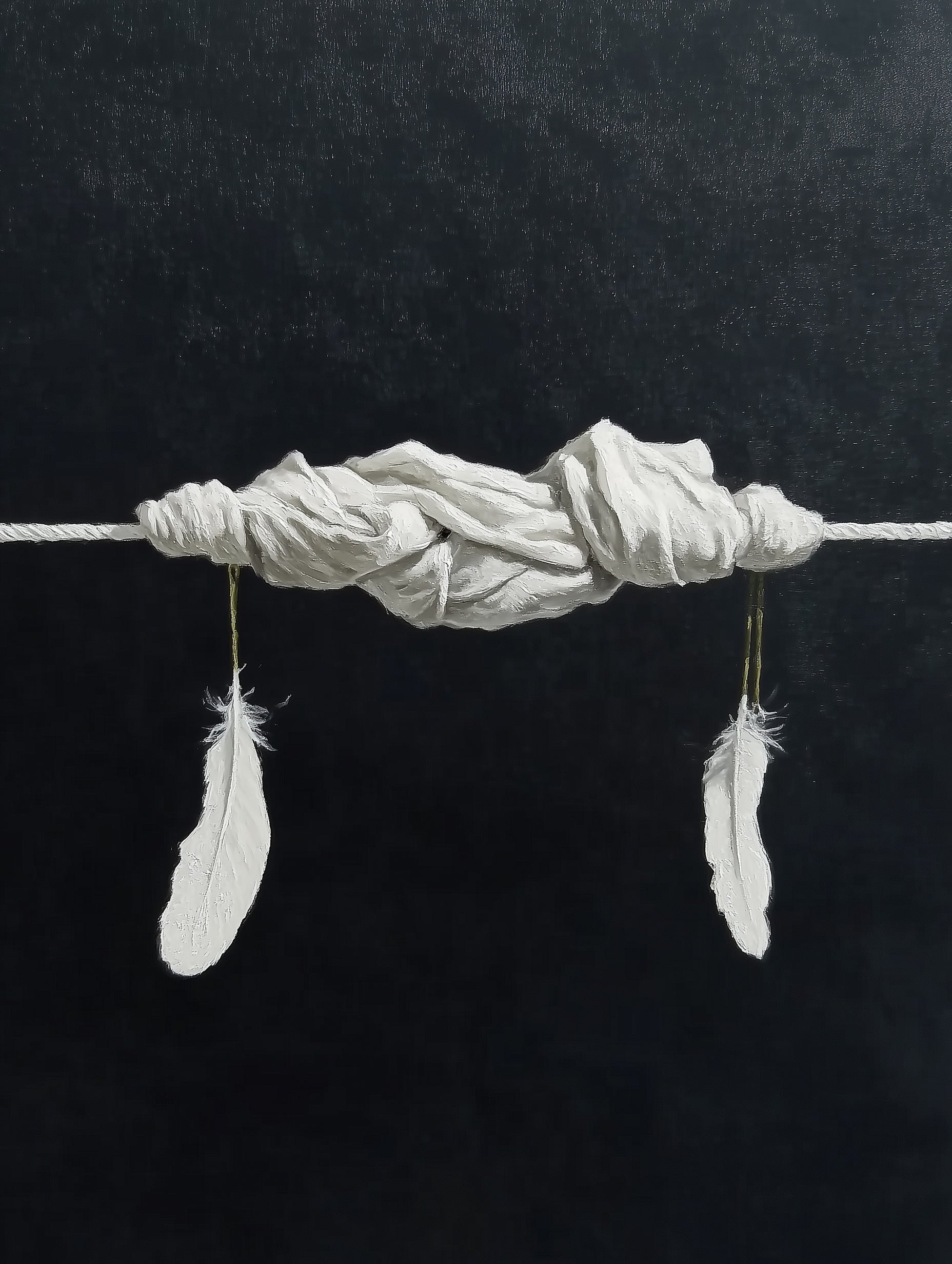 Between Two Ends Minimalist Art Print