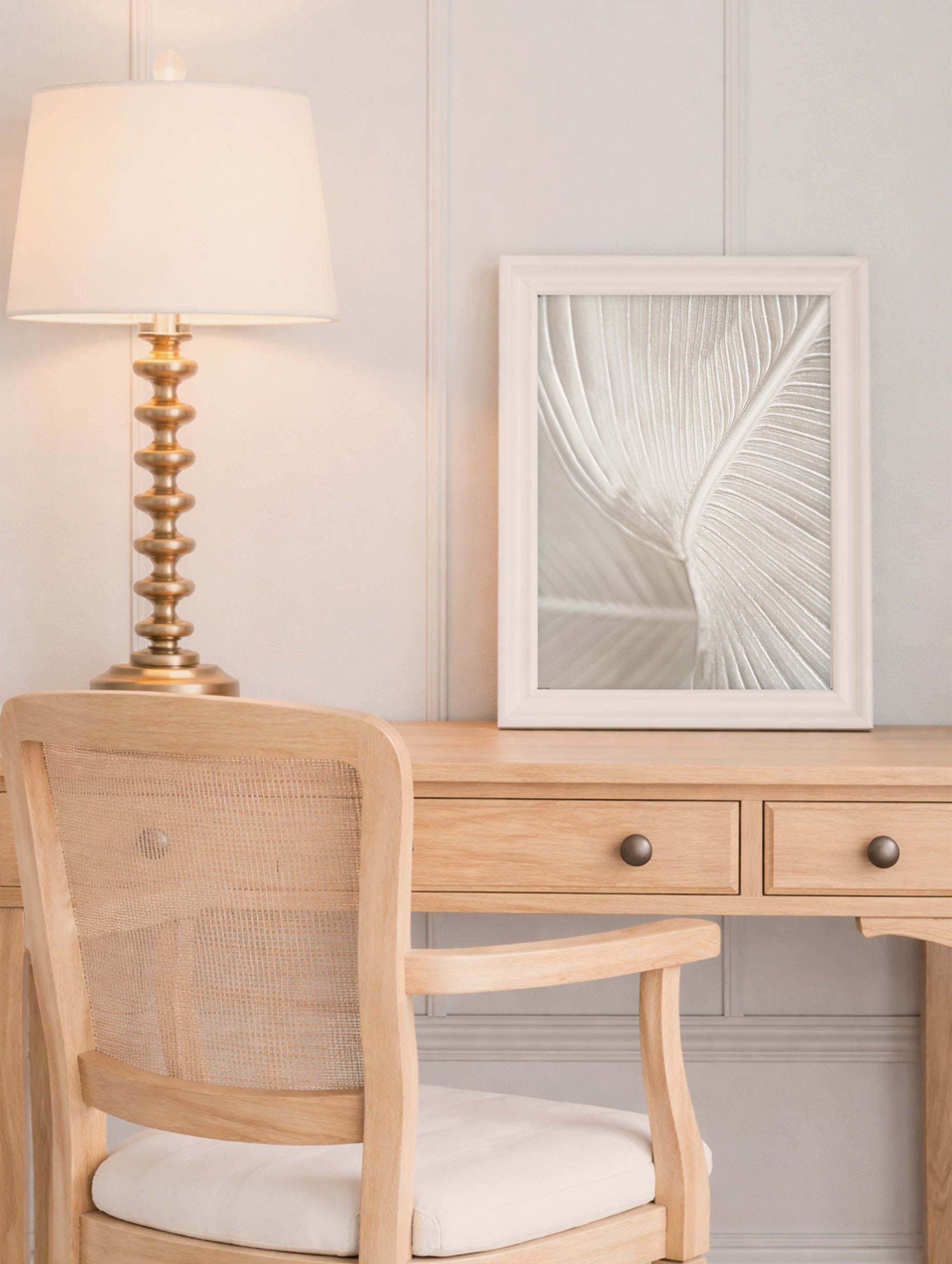 Bird of Paradise leaf Botanical Poster Mockup