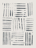 Black Brush Strokes Abstract Art Print