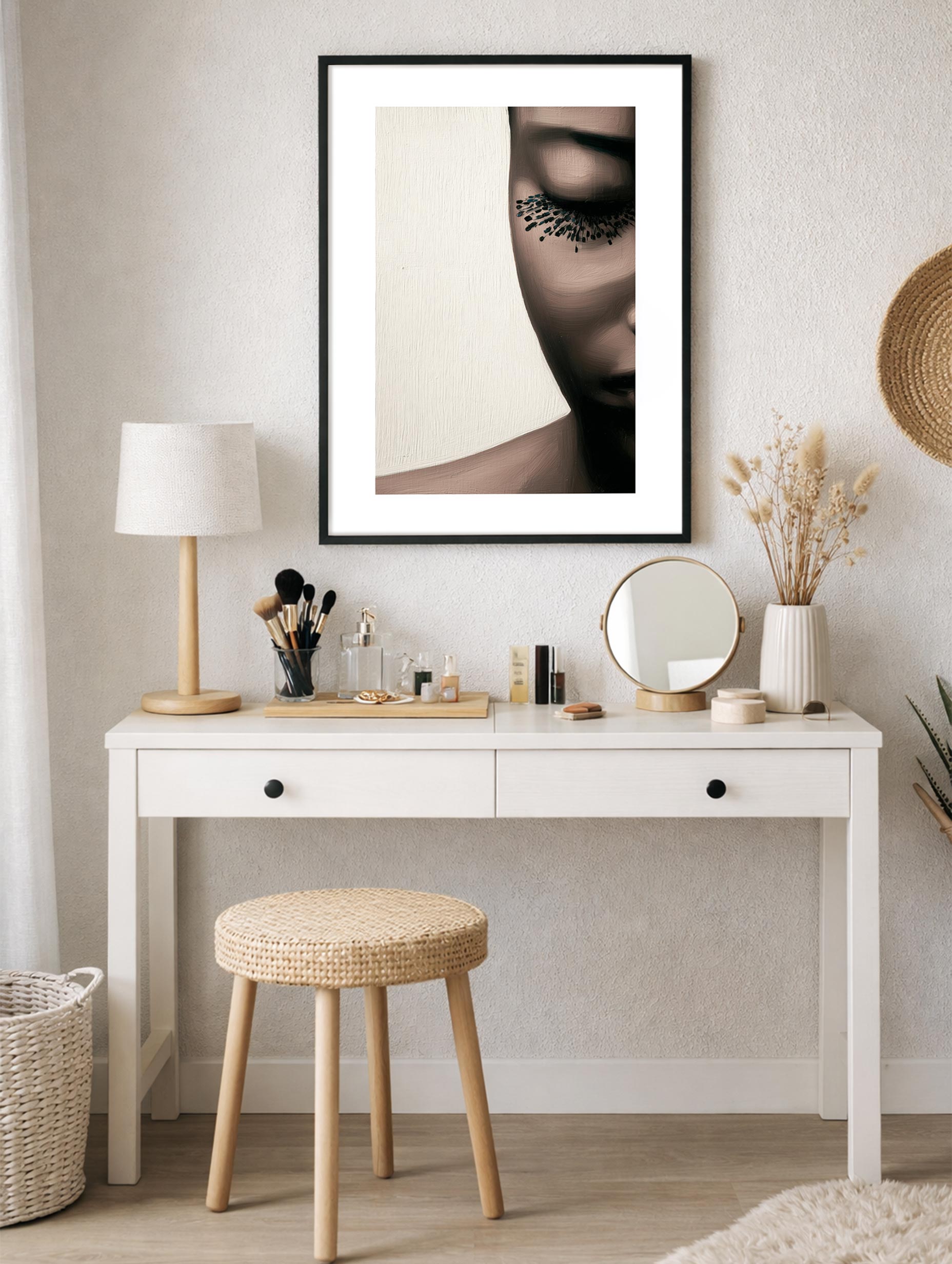 Black Beauty Art Print Mockup
