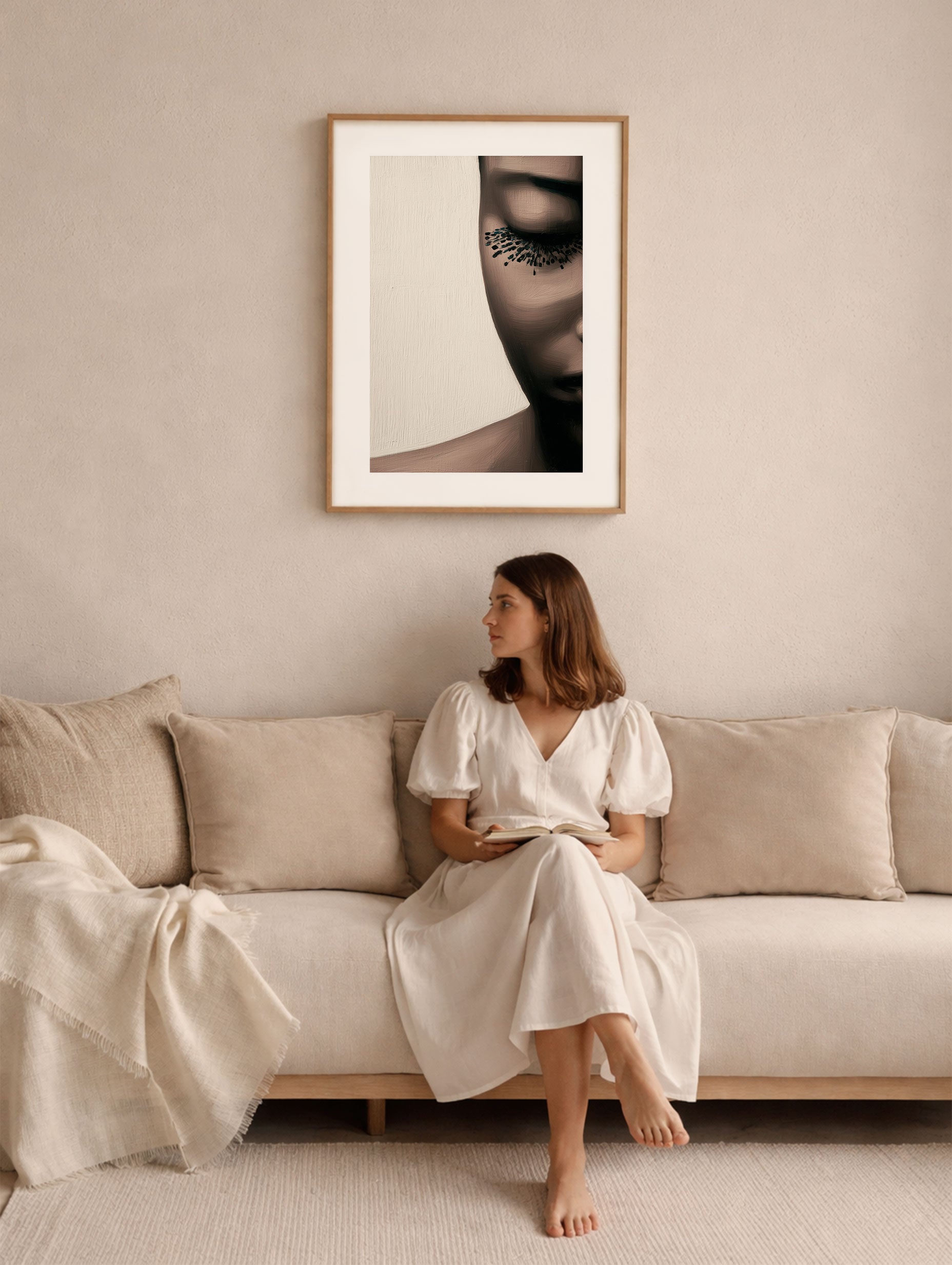 Black Beauty Art Print Mockup