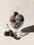 Black Cherry Chocolate Ice Cream Food Artwork