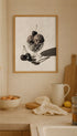 Black Cherry Chocolate Ice Cream Food Artwork Mockup