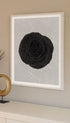 Black Rose Flower Art Mockup