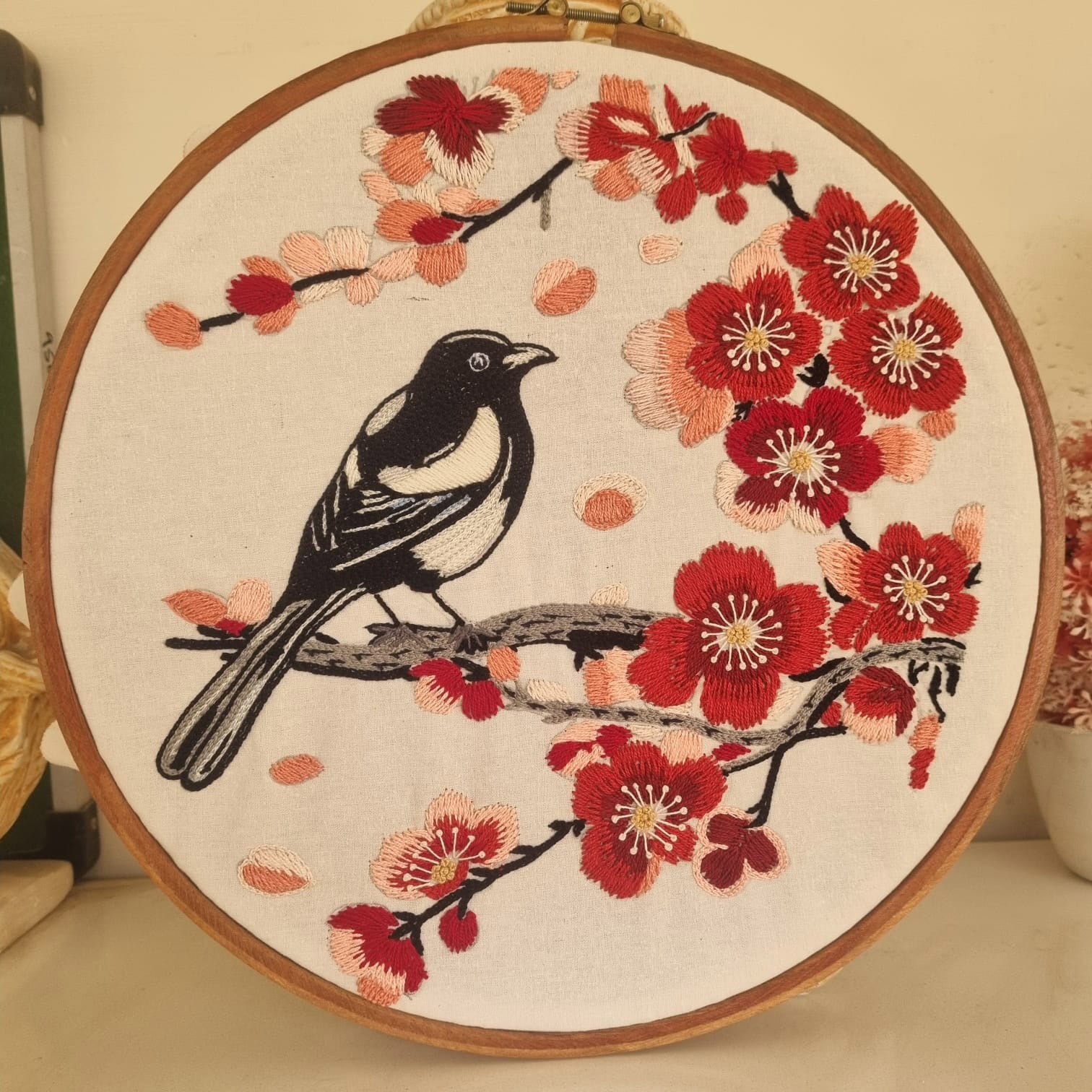 Blossom Bird Embroidery Design