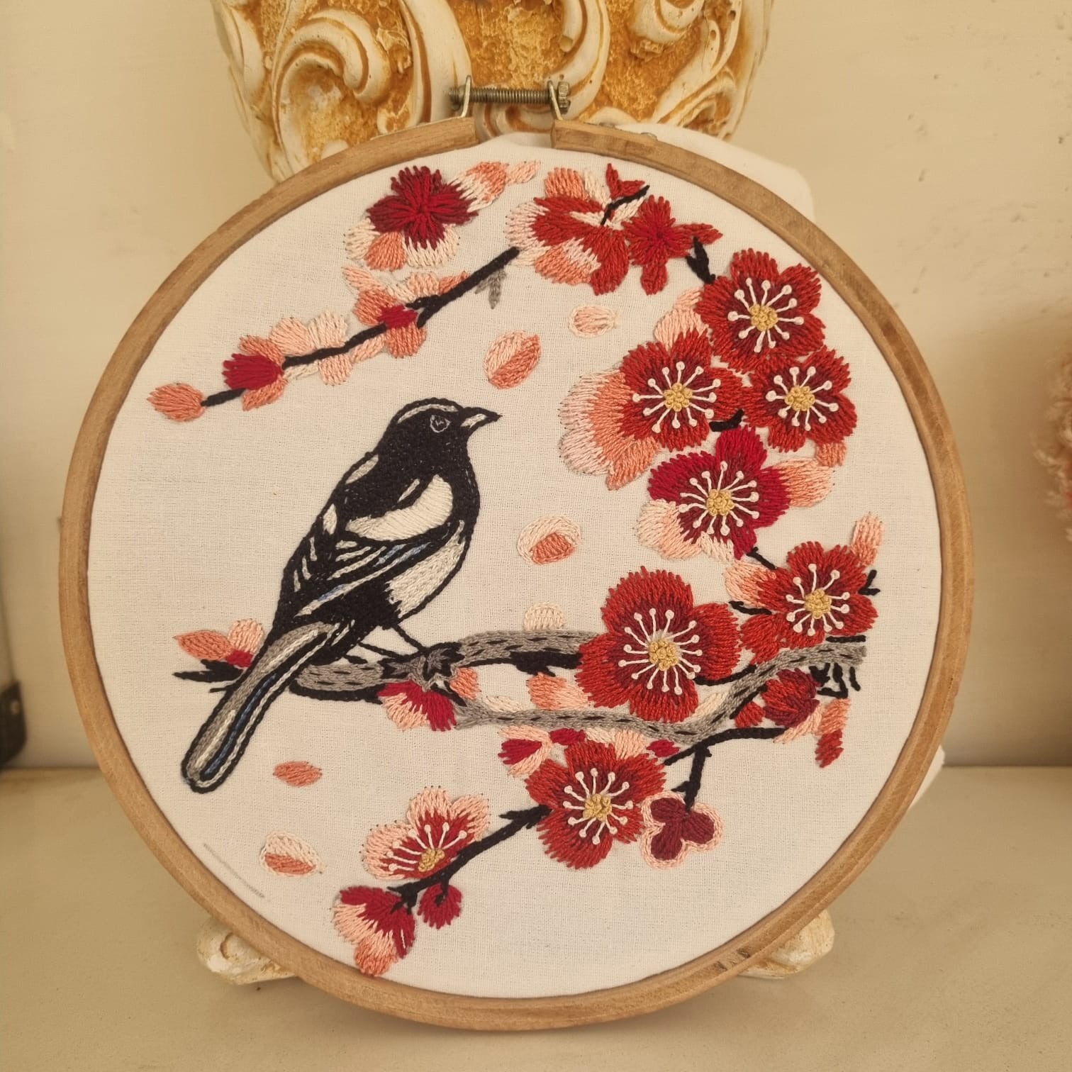 Blossom Bird Embroidery Design