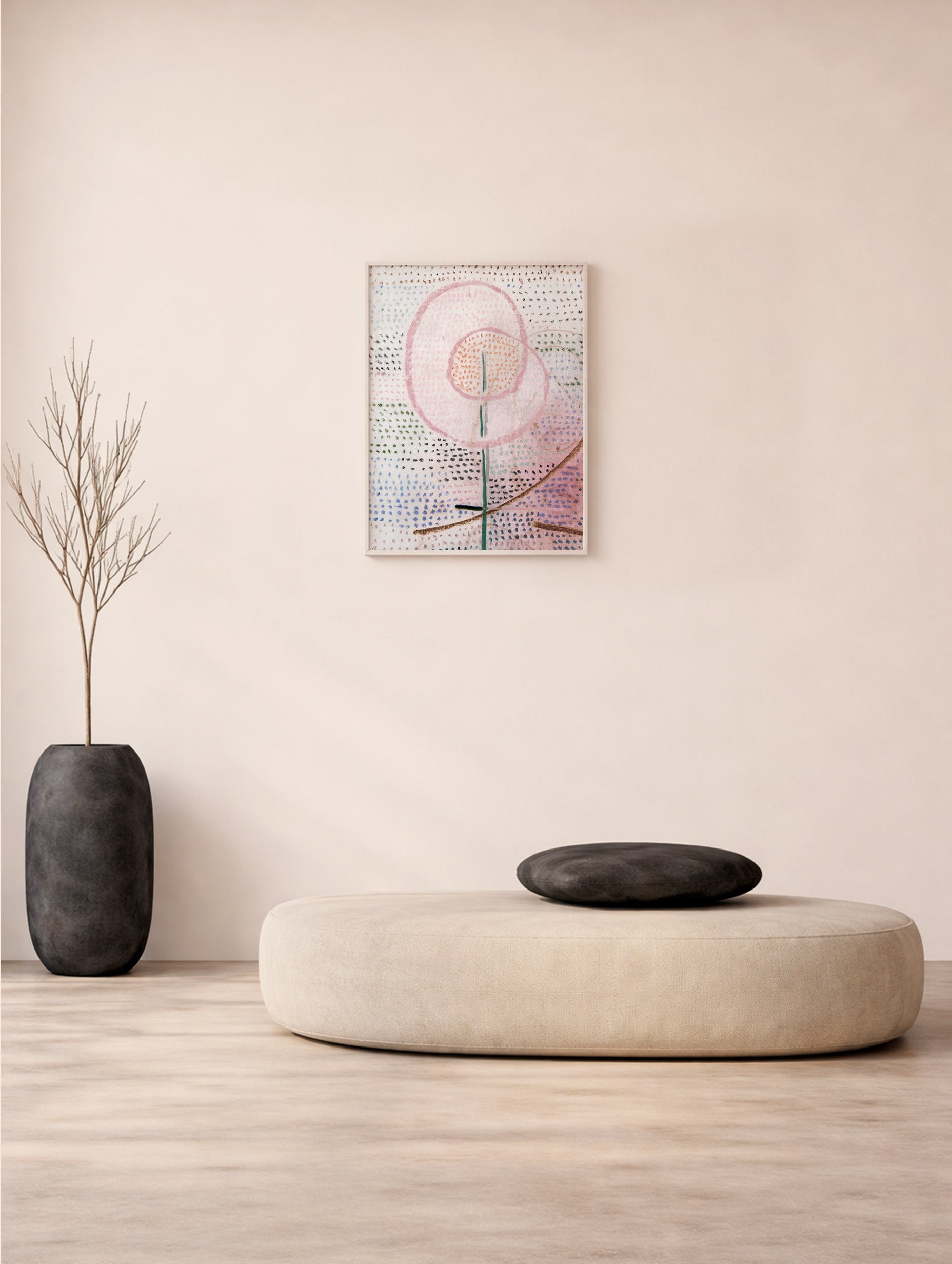 Blossoming (Aufblühend) Paul Klee Art Print Mockup