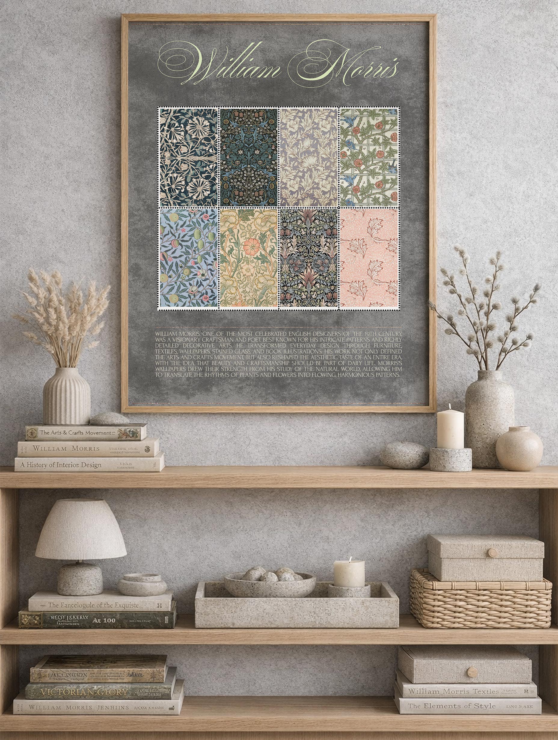 Botanical Patterns William Morris Art Print