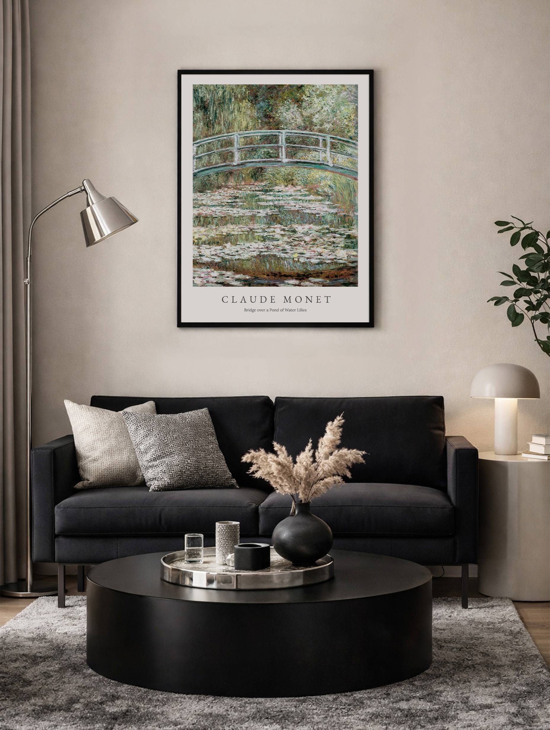 Bridge over a Pond of Water Lilies - Claude Monet Mockup