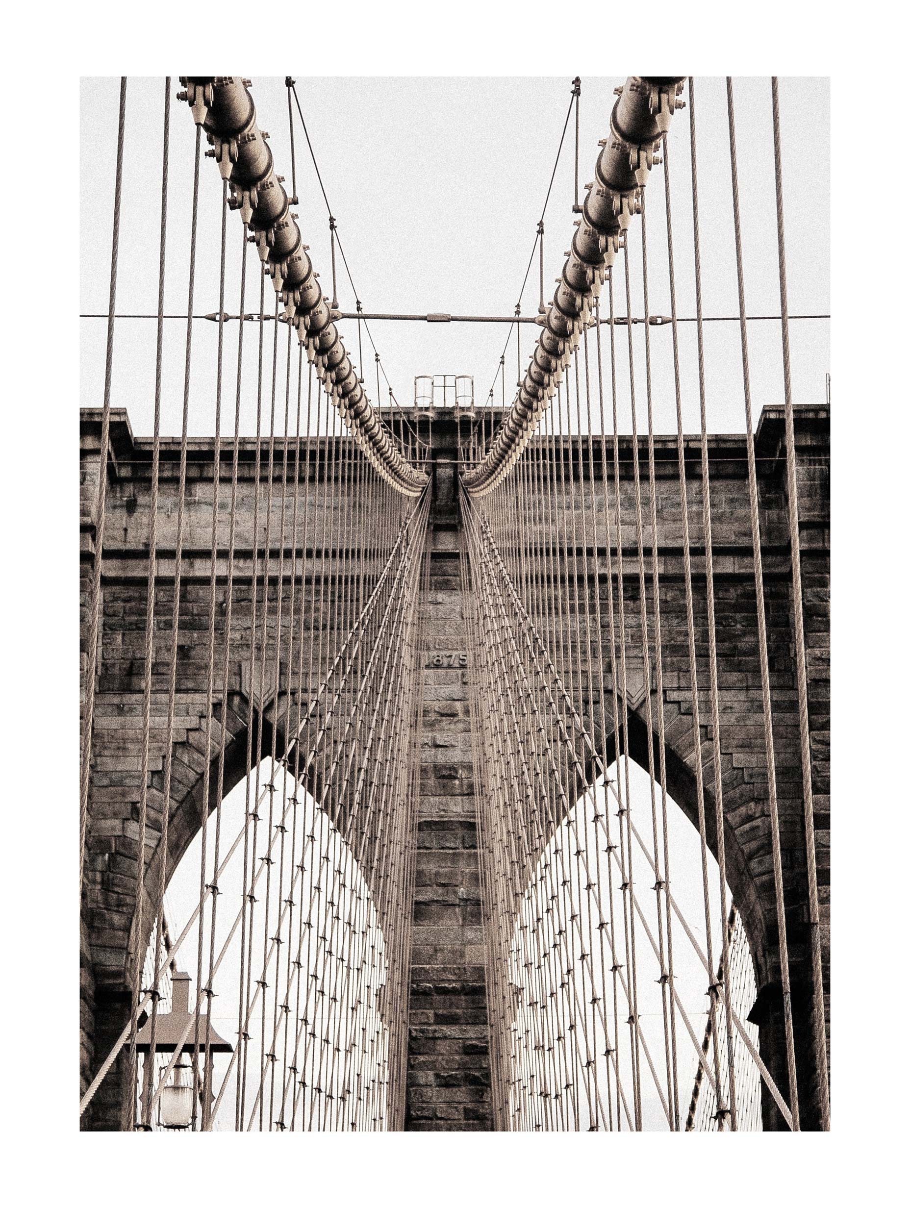 Brooklyn Bridge Architectural Art Print