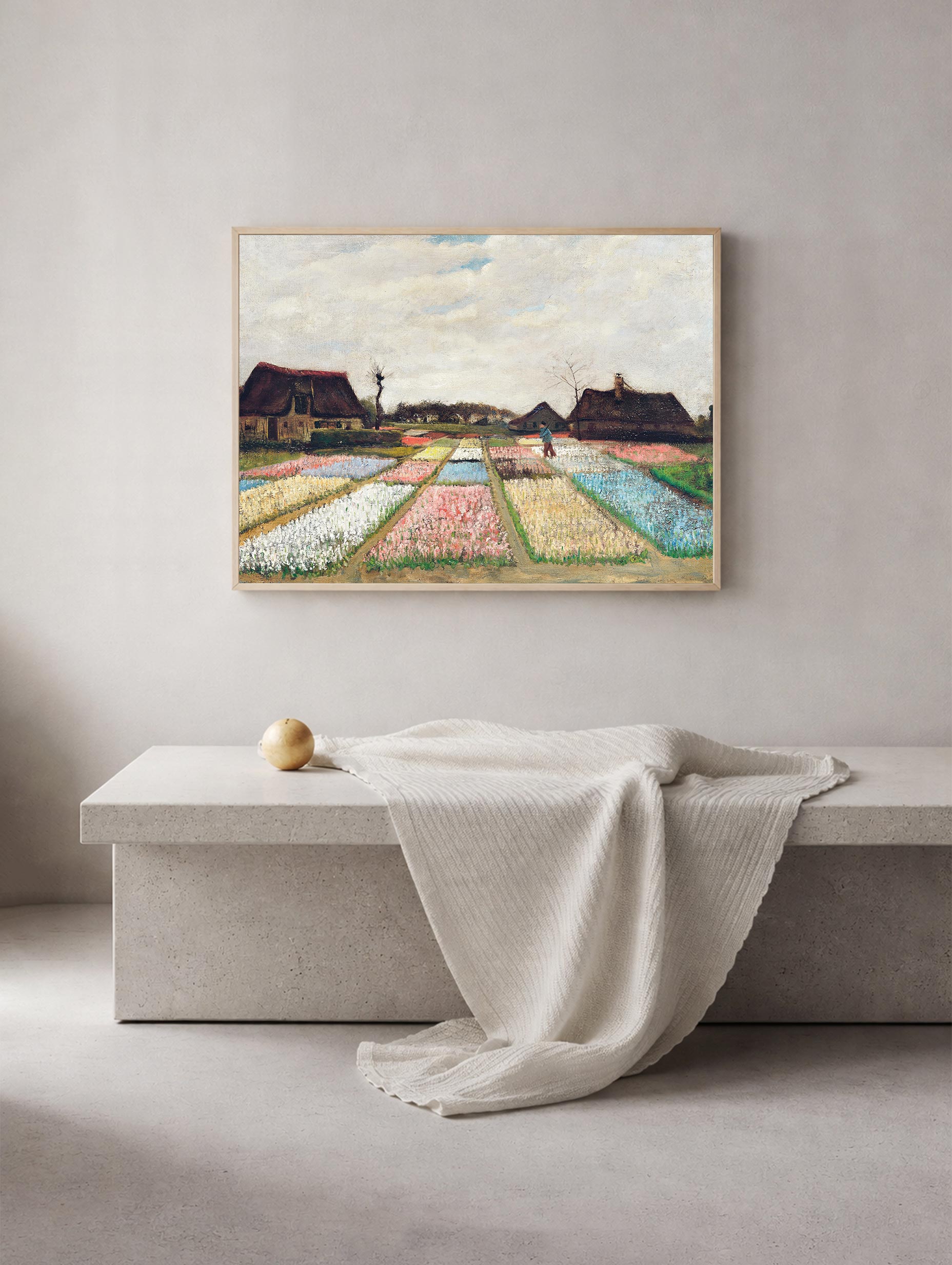 Bulb Fields - Van Gogh Mockup