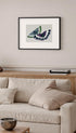 Butterflies Kamisaka Sekka Art Print Mockup