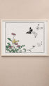 Butterflies and Flower Morimoto Toko Art Print Mockup