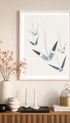 Butterfly Kamisaka Sekka Art Print Mockup