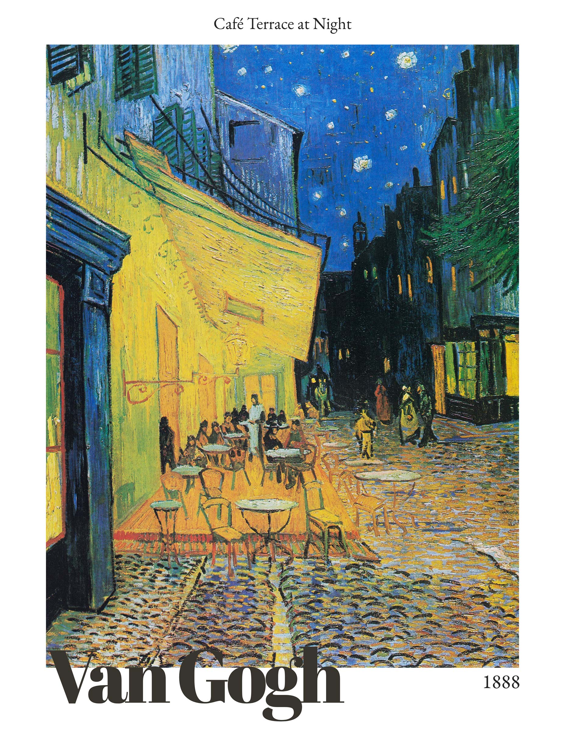 Café Terrace at Night Van Gogh Art Print