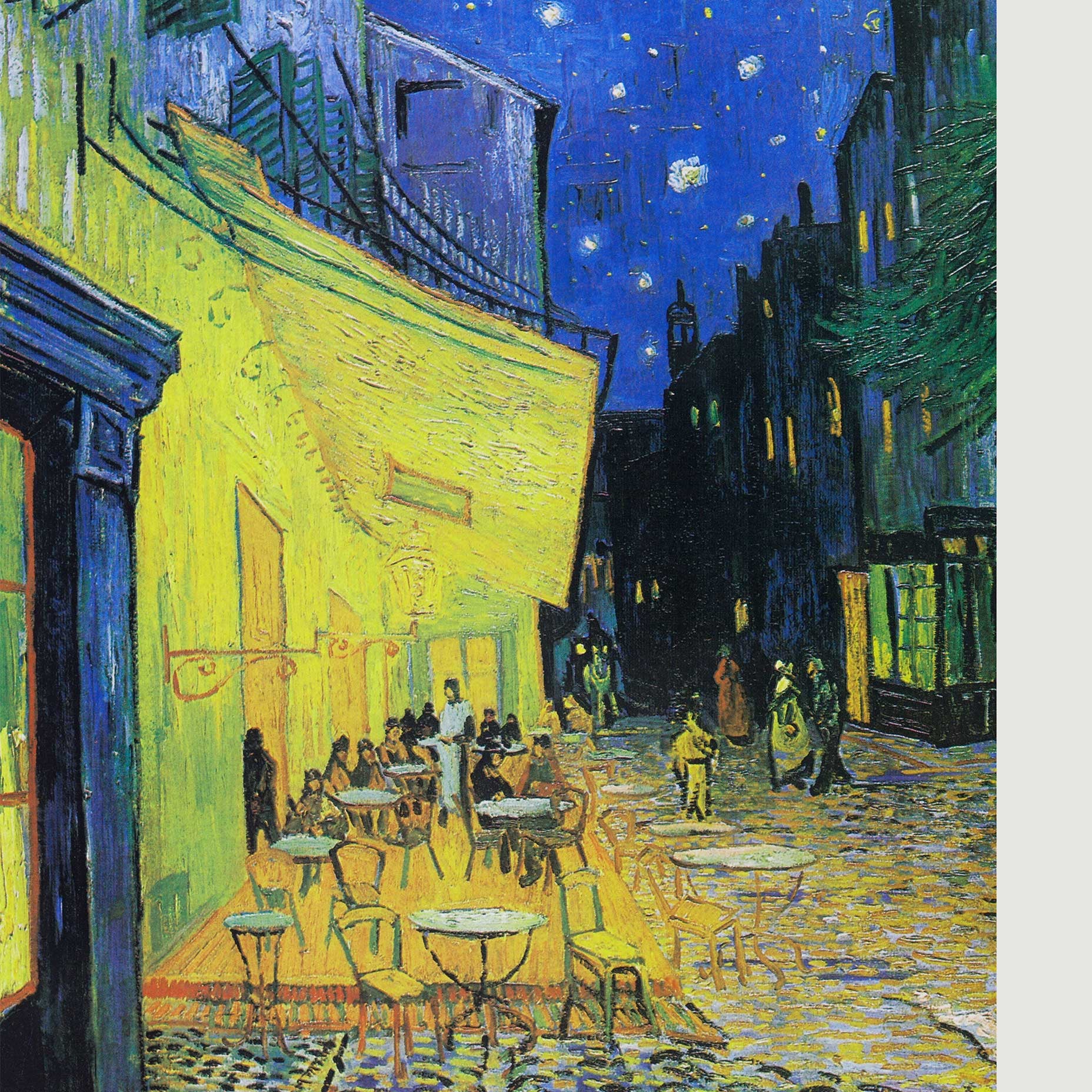 Café Terrace at Night-Van Gogh Art Print No 2