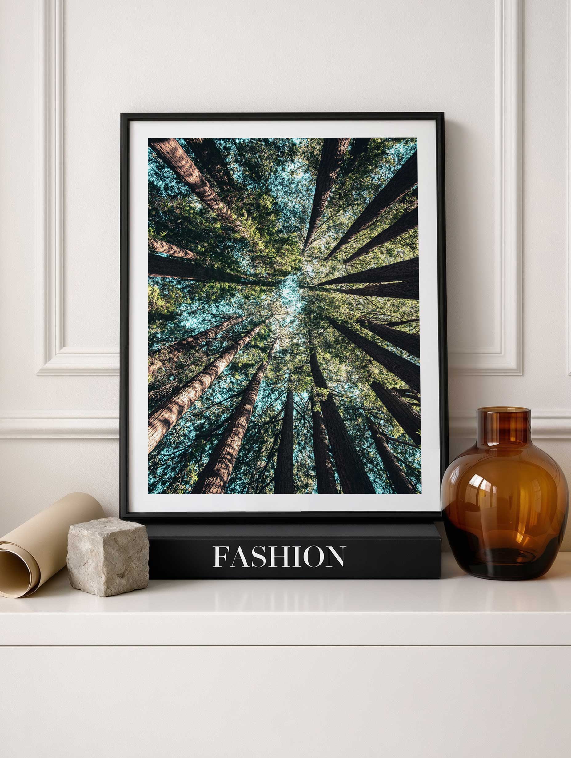 California Redwood Poster Mockup
