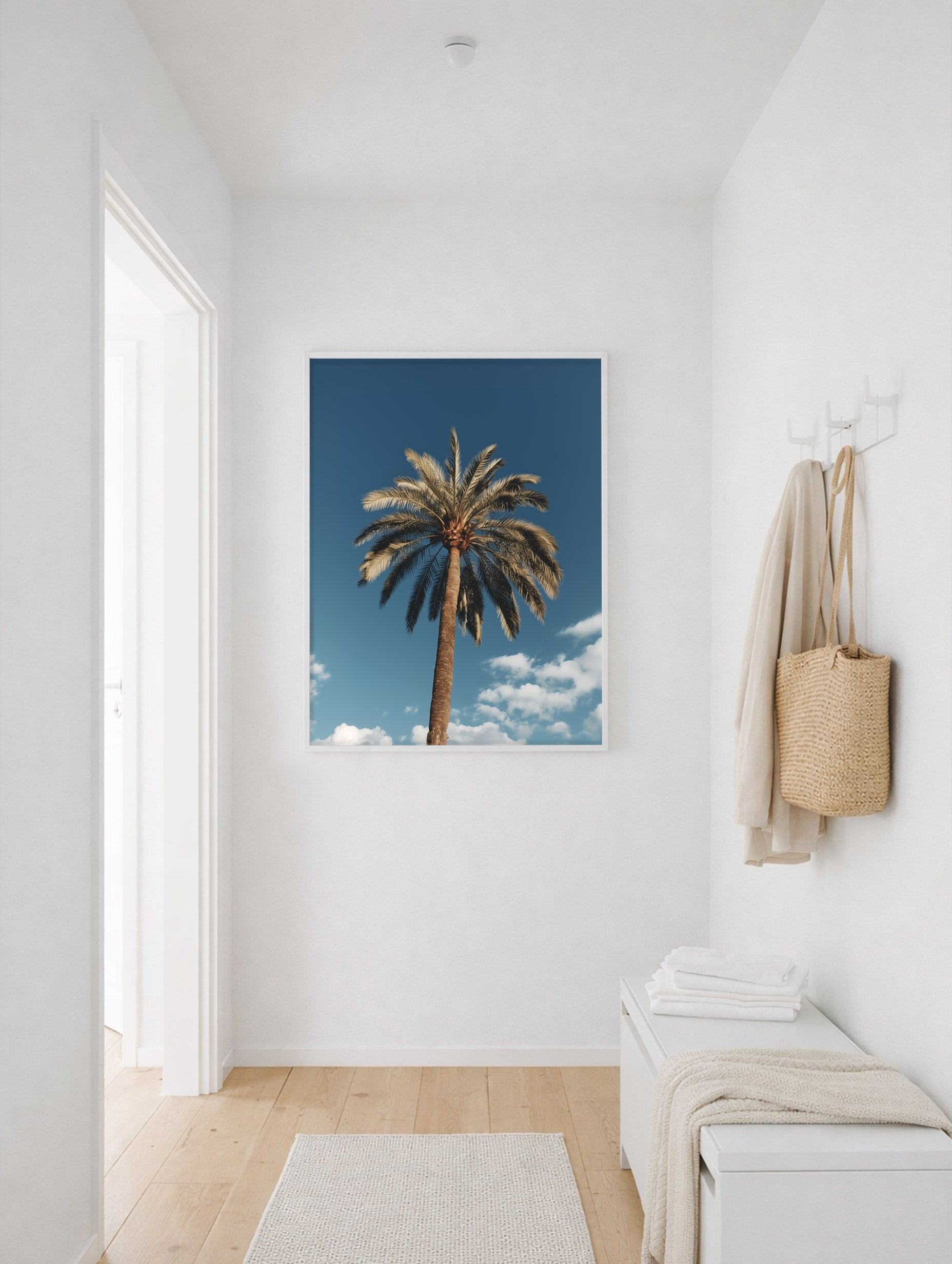 Canary Island Date Palm Botanical Poster No 2