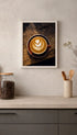 Cappuccino Coffee Artwork Mockup