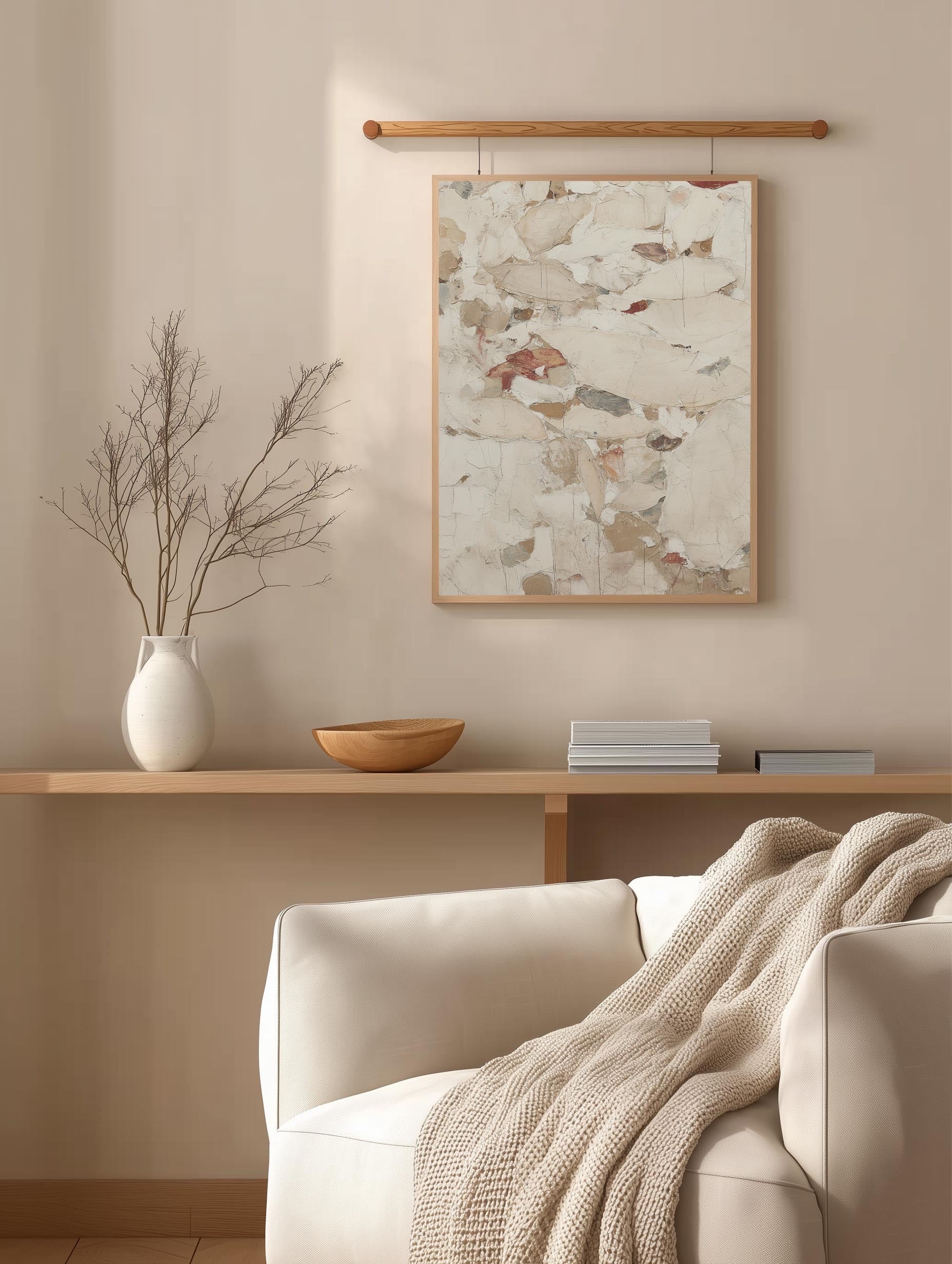Ceppo Sicilia Texture Abstract Poster Mockup