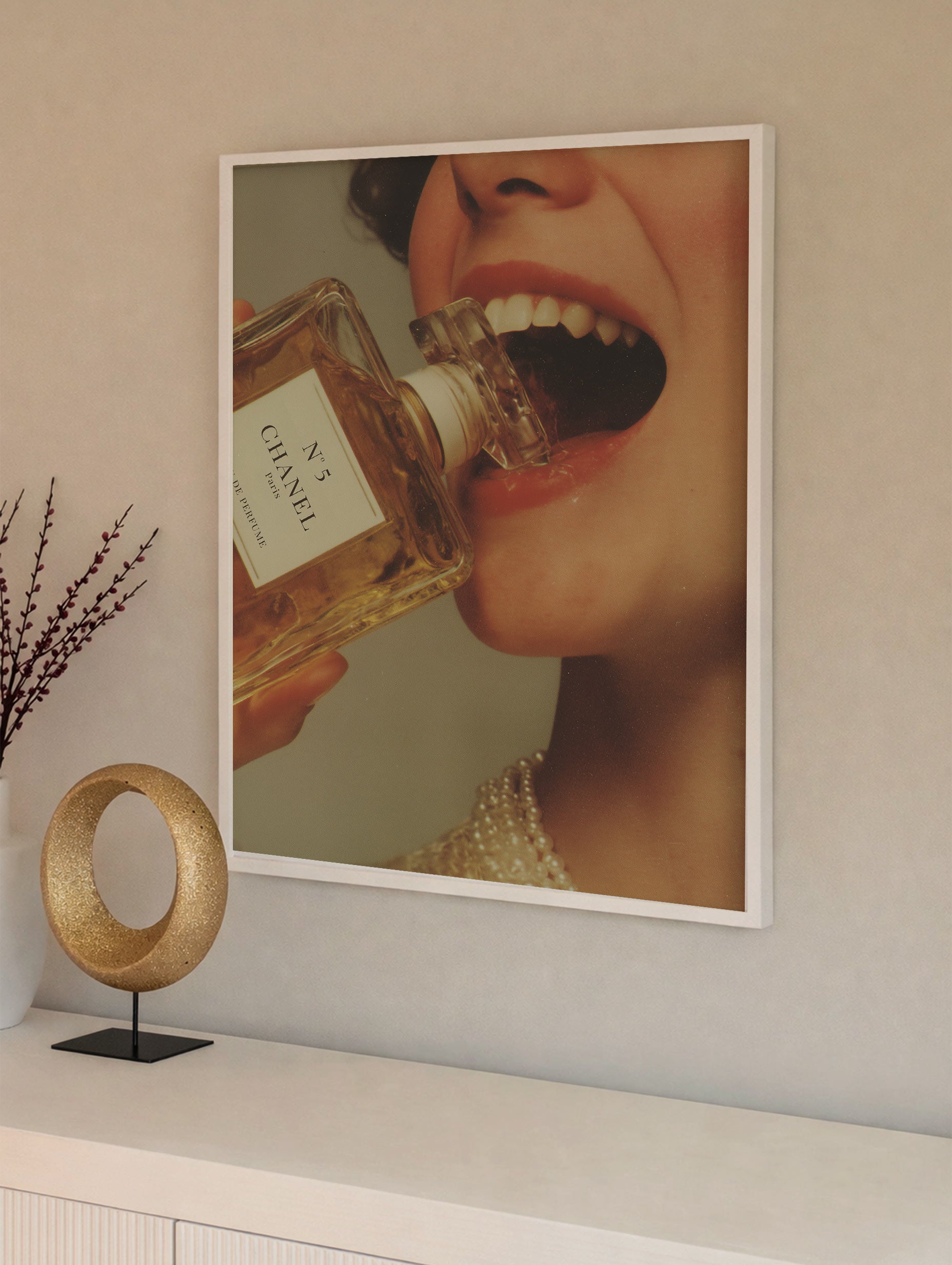 Chanel No.5 Poster Mockup