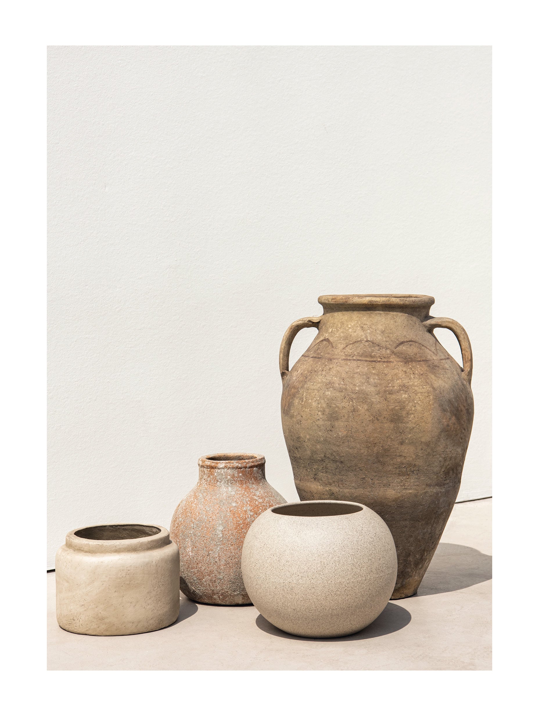 Clay Pots Vintage Poster