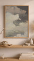 Cloudy Sky Abstract Art Print Mockup