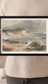 Coast Scene with Figures Robert Brandard Art Print Mockup