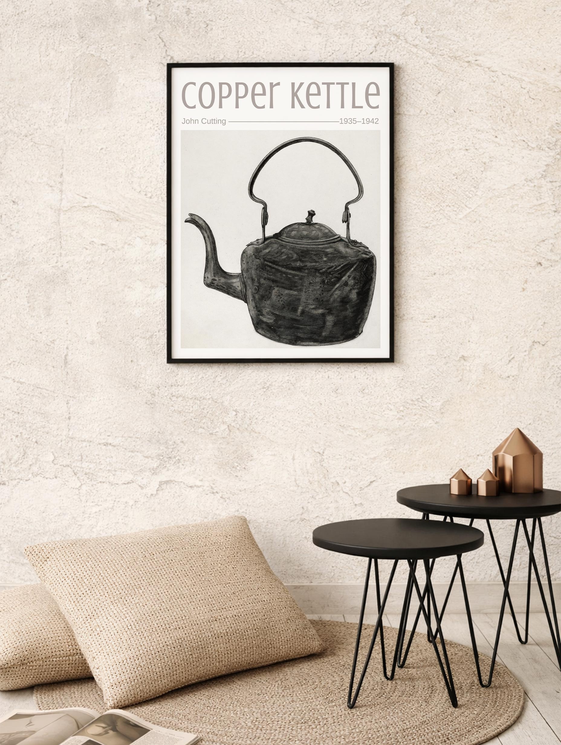 Copper Kettle John Cutting Coffee Artwork Mockup