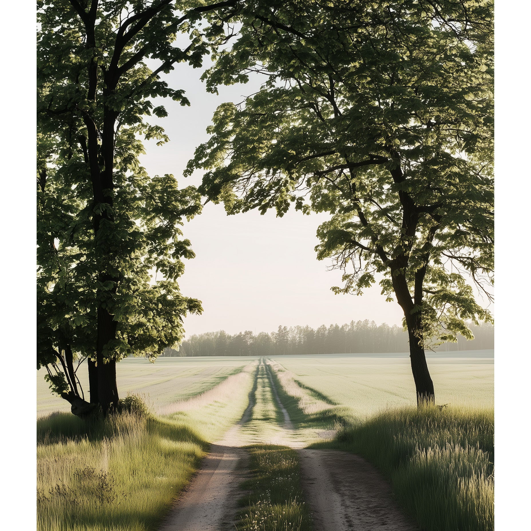 Countryside Path View Landscape Wall Art