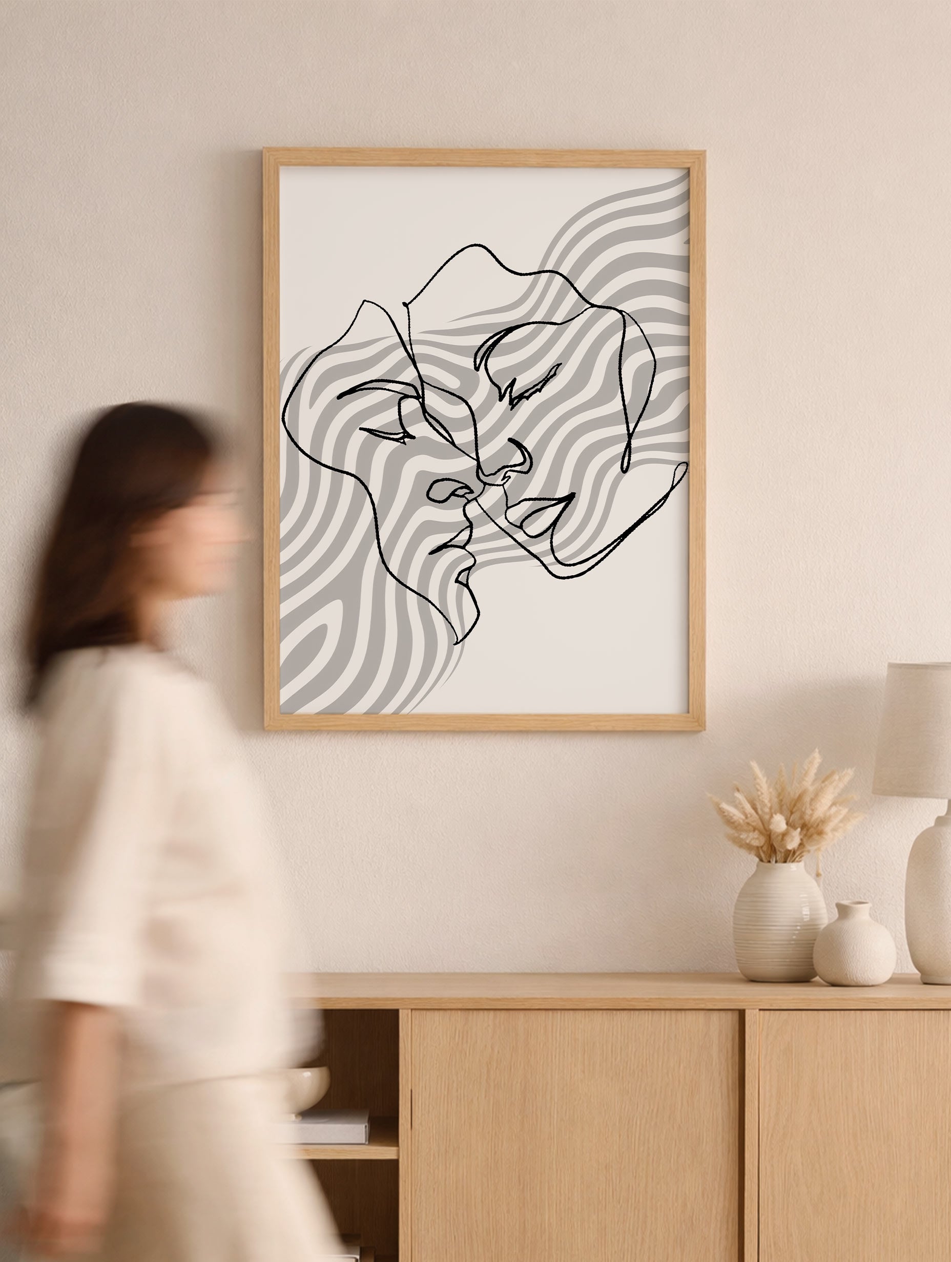 Crouching Nude in Shoes and Black Stockings, Back View - Egon Schiele Mockup