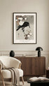 Crow and Cherry Blossom - Ohara Koson Mockup