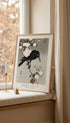Crow and Cherry Blossom - Ohara Koson Mockup