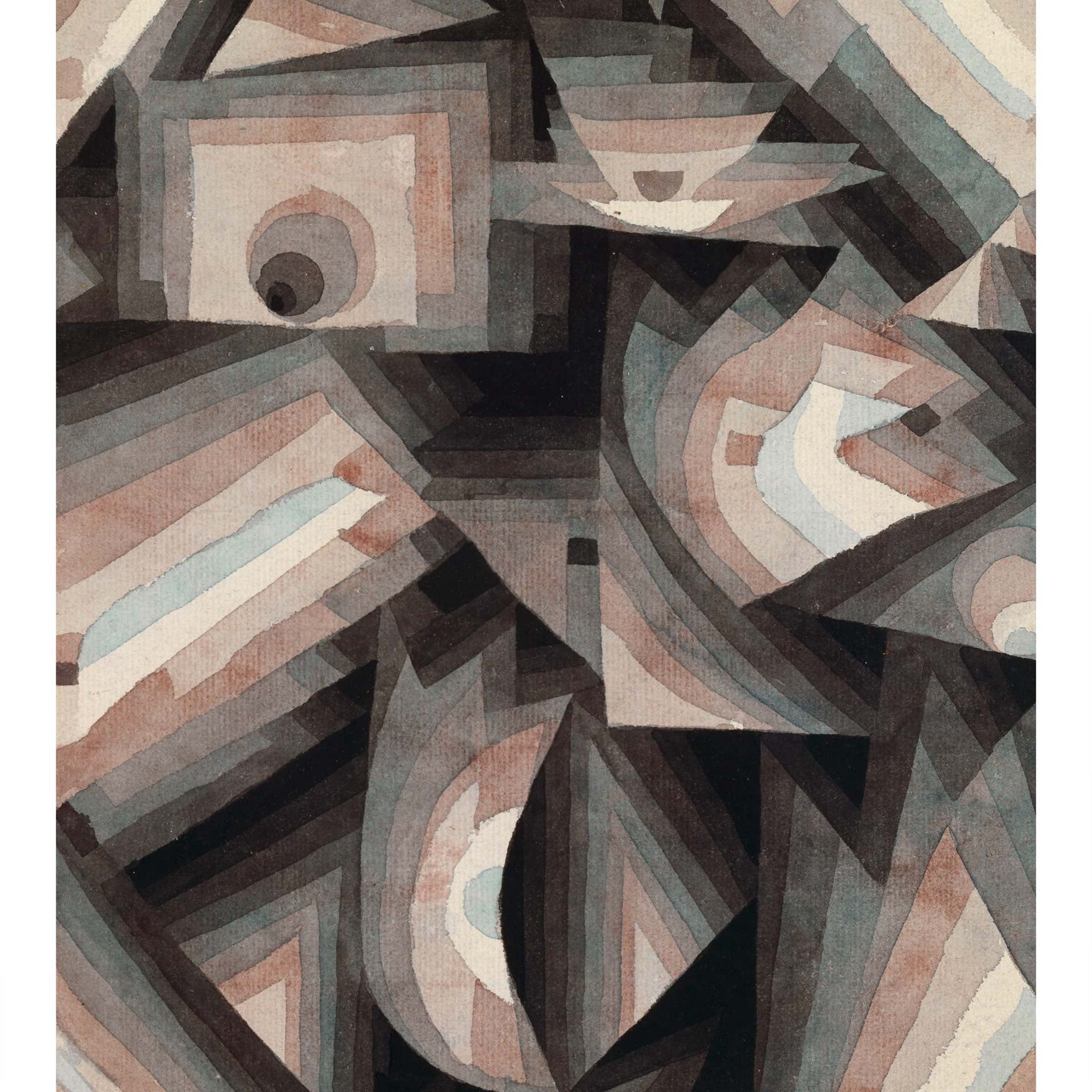 Crystal Gradation Paul Klee Art Print