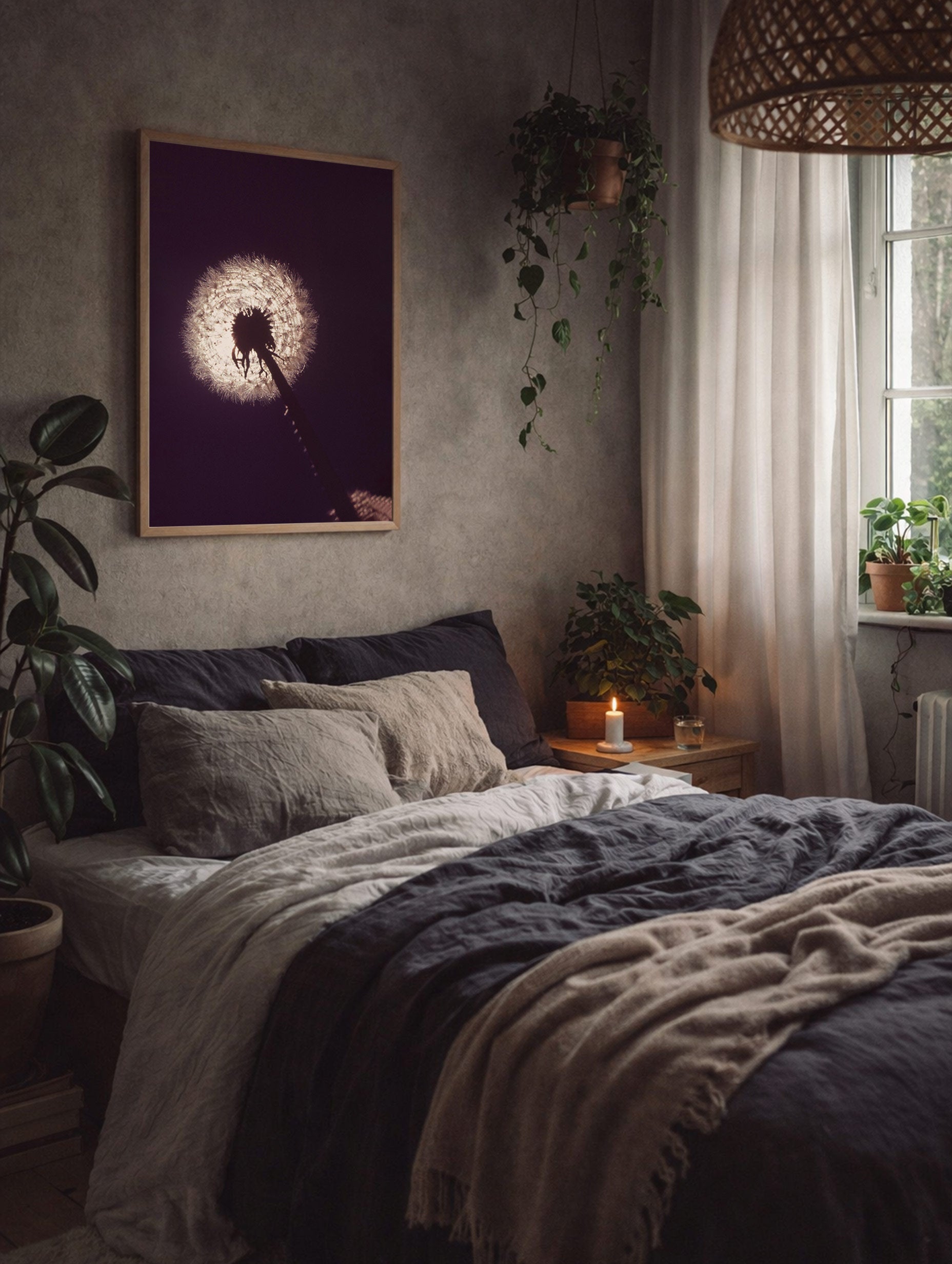 Dandelion Flower Poster