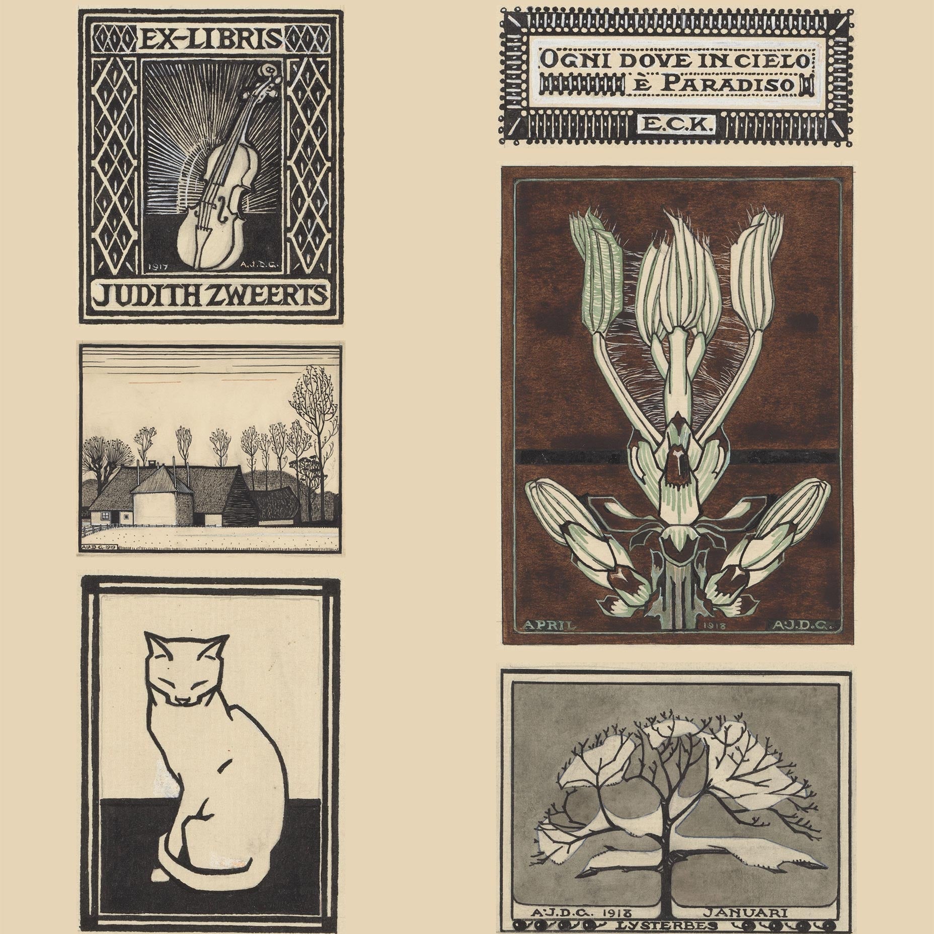 De Tijd Bloeit Judith Zweerts Art Print