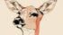 Deer Painting Animal Art Print