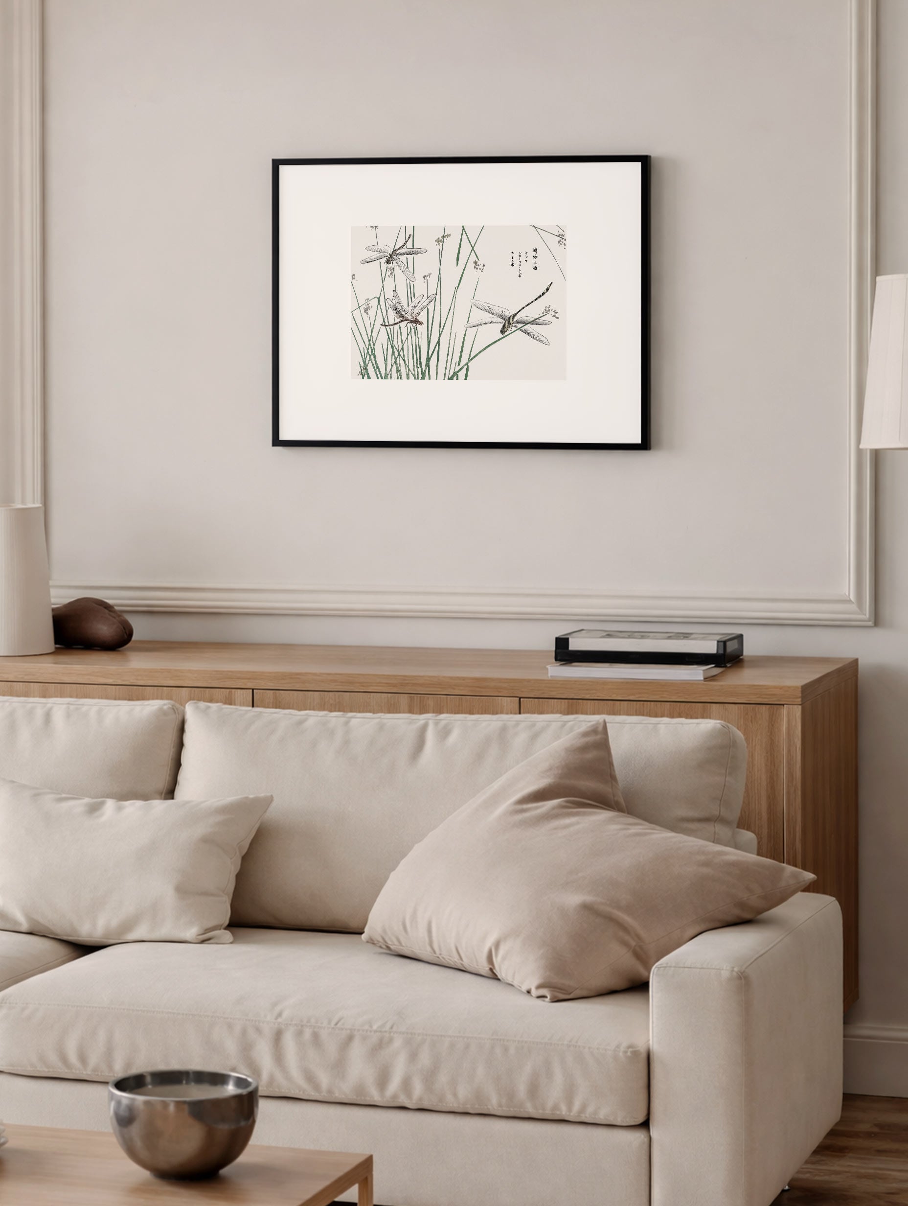 Dragonflies Morimoto Toko Art Print Mockup