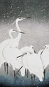 Egrets in the Snow Ohara Koson Art Print