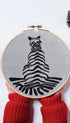 Lion of Bengal Embroidery Design Mockup