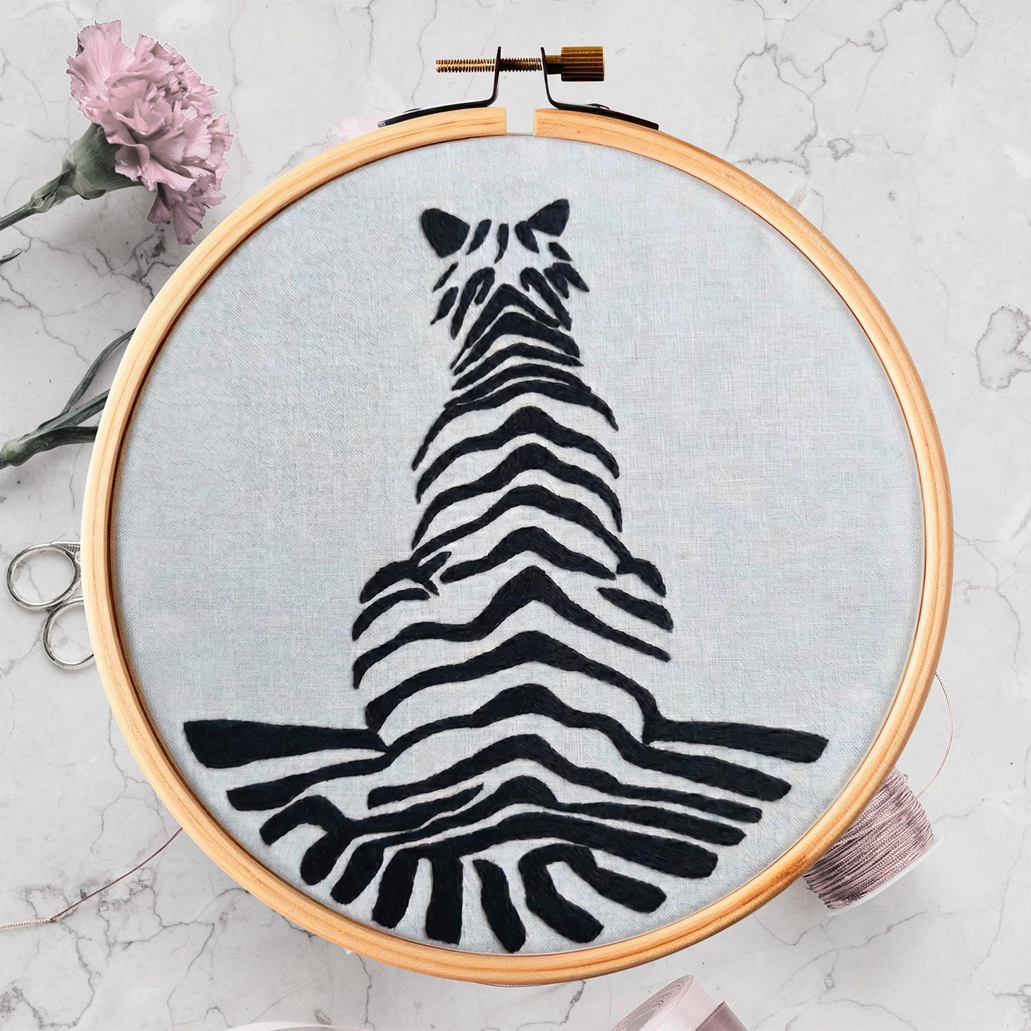 Lion of Bengal Embroidery Design