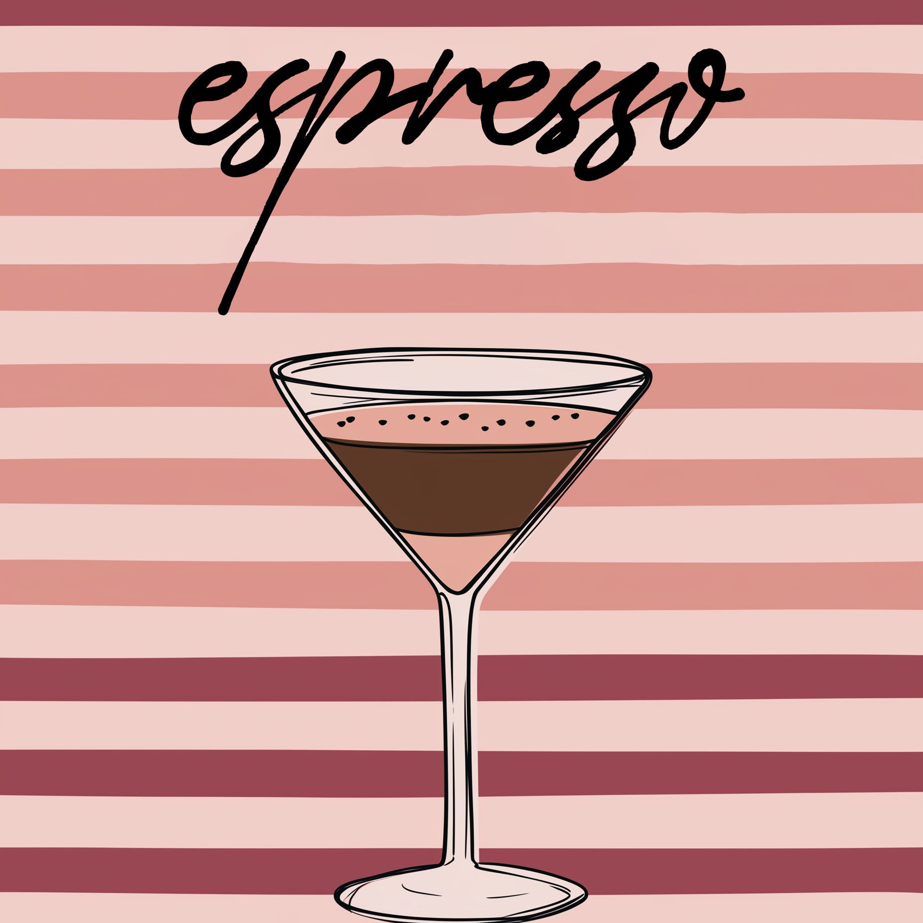 Espresso Minimalist Poster