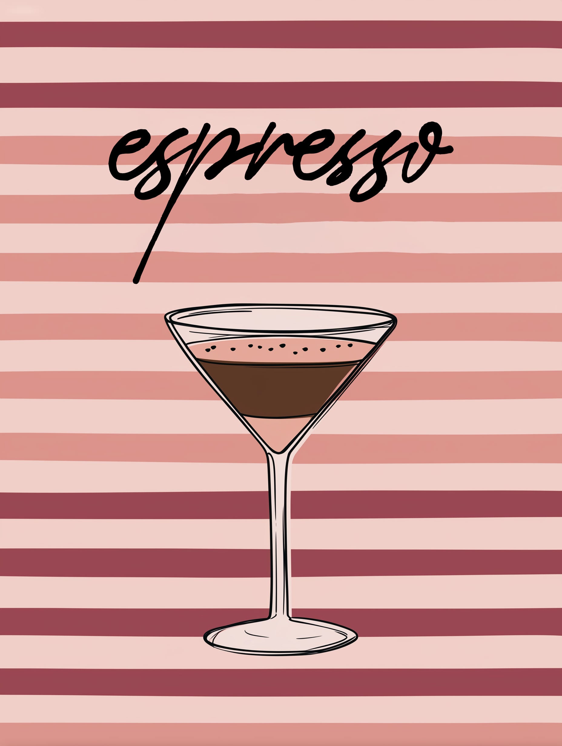 Espresso Minimalist Poster