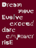 Evolve Exceed Empower Motivational Poster